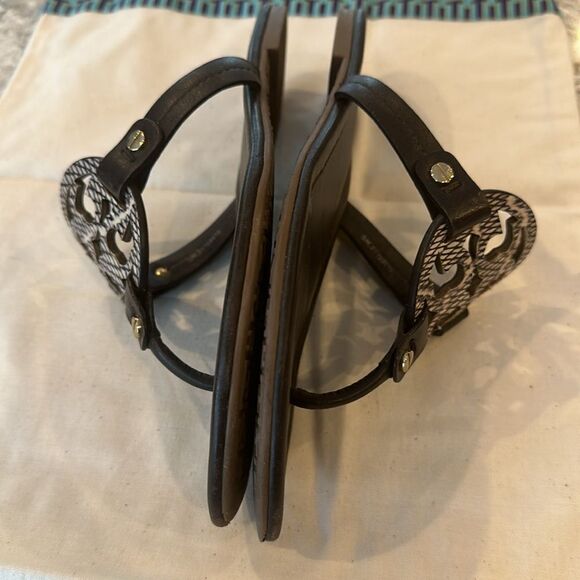 👡 Tory Burch Miller Sandal - Brown - Size 7.5 - With Dust Bag - Picture 5 of 7